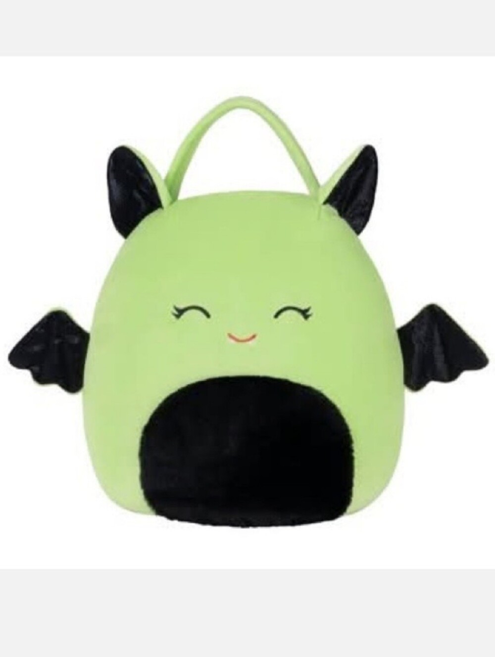 NWT 2025 Squishmallows Leap the Green Vampire Bat Halloween Treat Pail Plush New